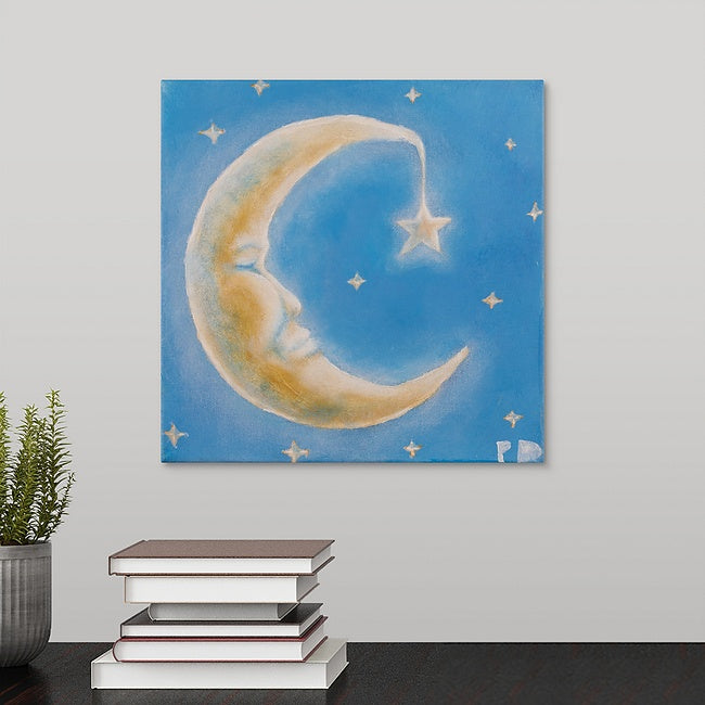 "Starlit Moon" Original Painting by Patrick Disberger