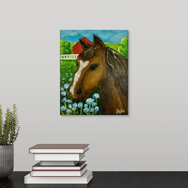 "My Farm" Original Painting by Amanda Lansdowne