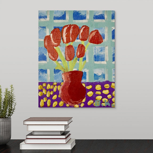 "Red Tulips" Original Painting by Brandi Kile