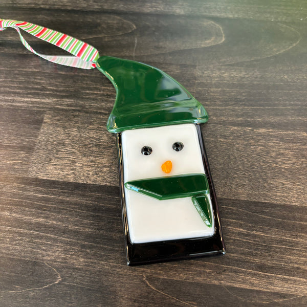 Penguin Glass Art Ornament by Adam Ankenman