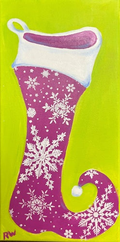 "Snowflakes" Original Painting by Ronda Wait