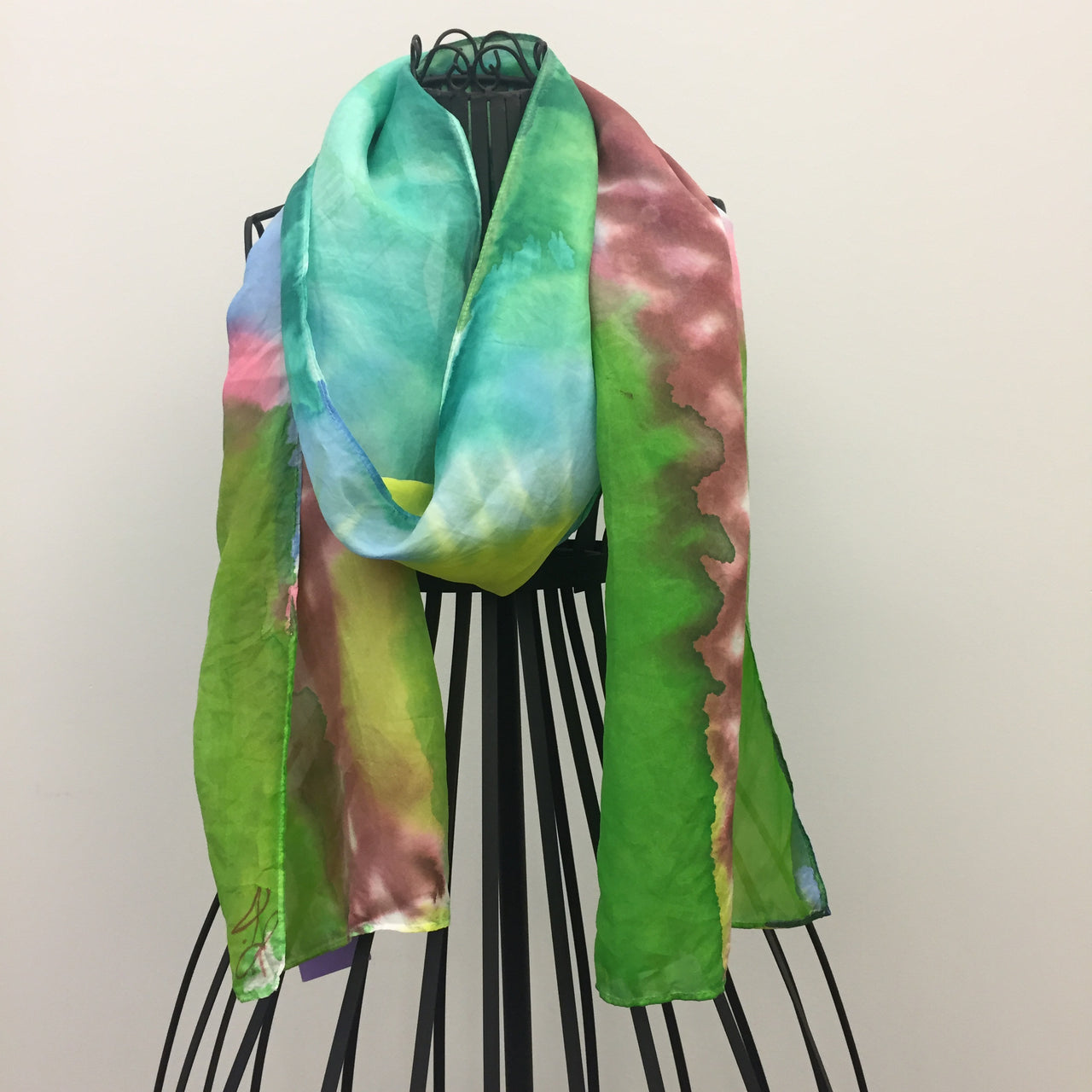 "Arizona Summer Evening" Silk Scarf by Laurie Jarrett