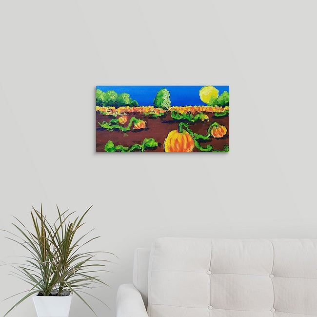 "The Pumpkin Patch" Original Painting by Stephanie Drews