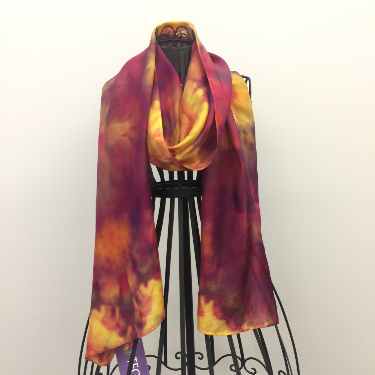 "Awakenings" Silk Scarf by Laurie Jarrett