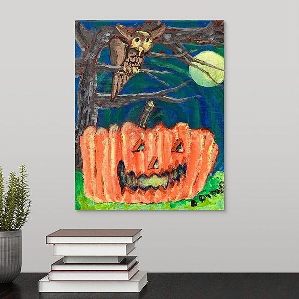 "A Pumpkin" Original Painting by Dennis Blick