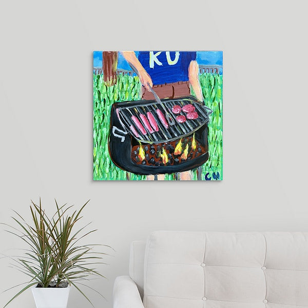 "BBQ Cookout" Original Painting by Casey McLain