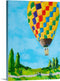 "Beautiful Hot Air Balloon" Mini Print by Stephanie Drews