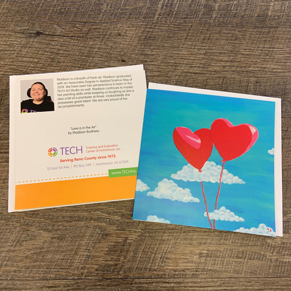 "Love is in the Air" Cards by Madison Budreau