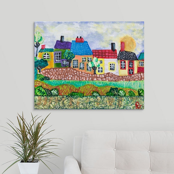 "Early Morning Village" Print by Brock Schul