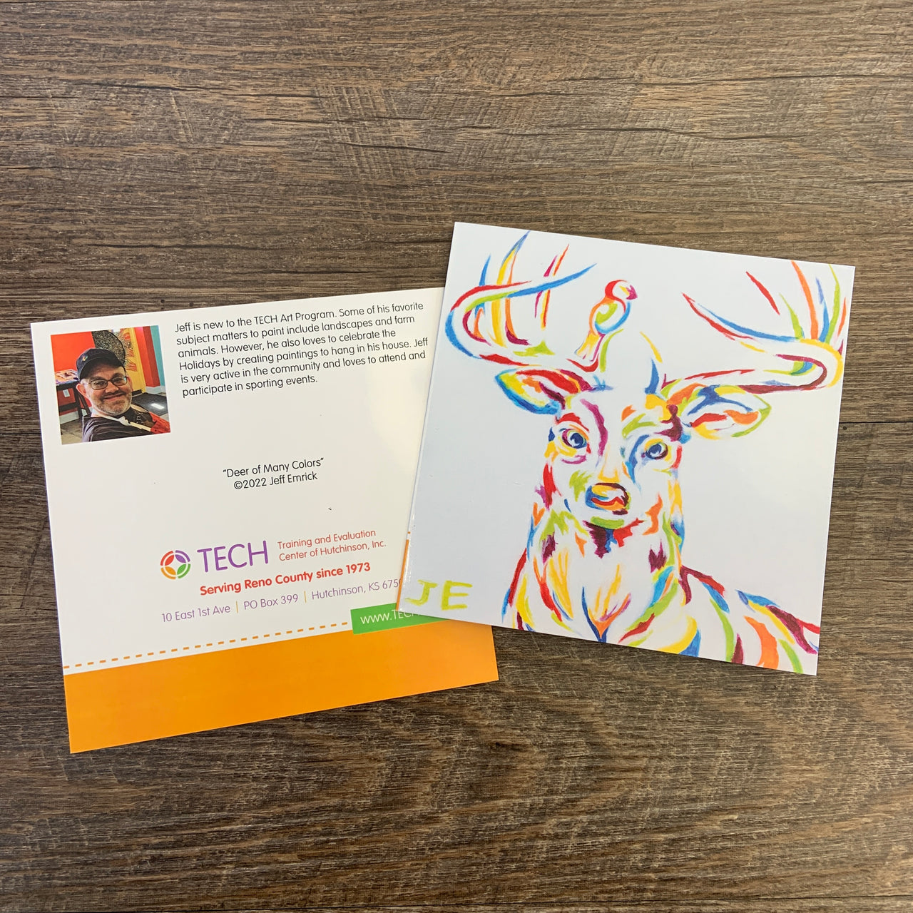 "Deer of Many Colors" Card by Jeff Emrick