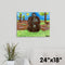 "Gorilla with Baby" Original Painting by Inez Vieyra