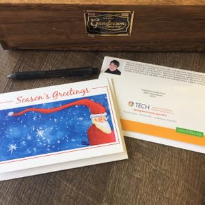 "Thomas the Santa Claus" Card by Dee Hermes