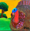 "Free Range Turkey" Original Painting by Dee Hermes