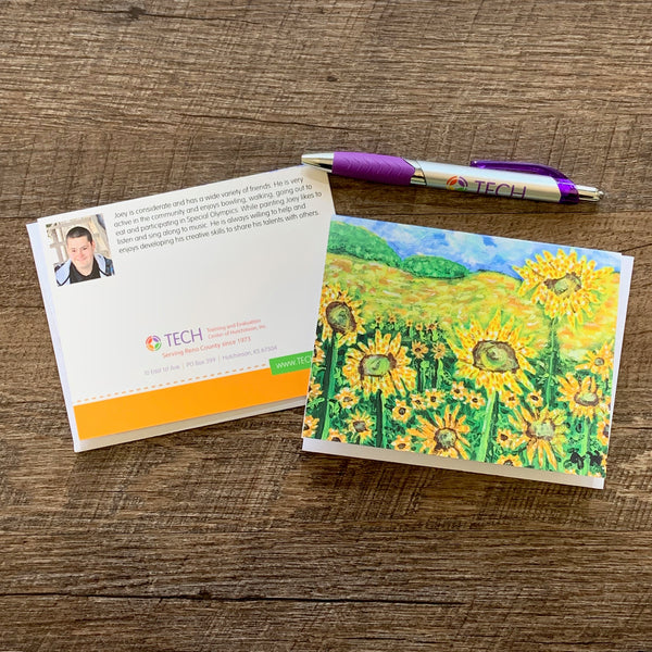 "Kansas Sunflowers" Card by Joey Holmes