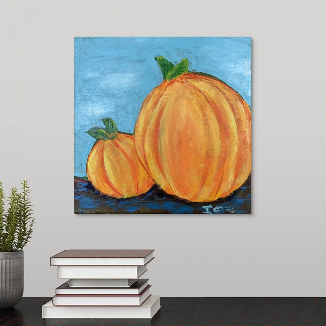 "Morning Pumpkin" Original Painting by Inez Vieyra