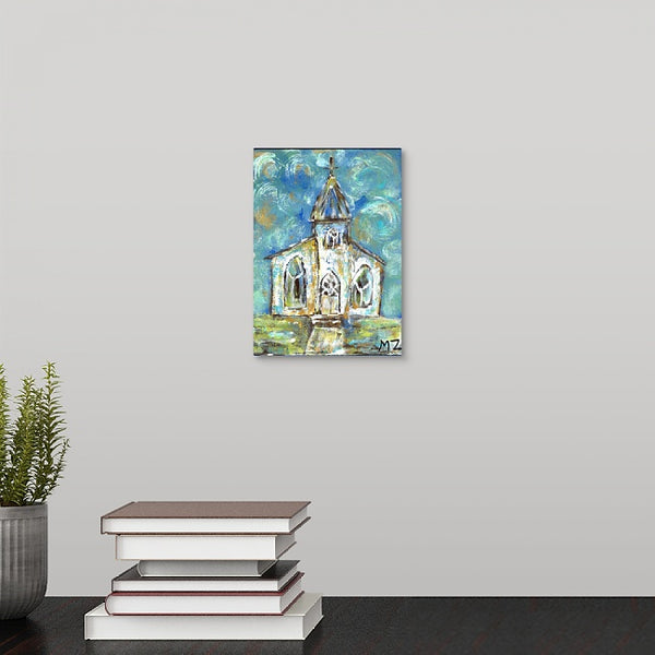 "Old Church on the Hill" Mini Print by Michelle Zahn
