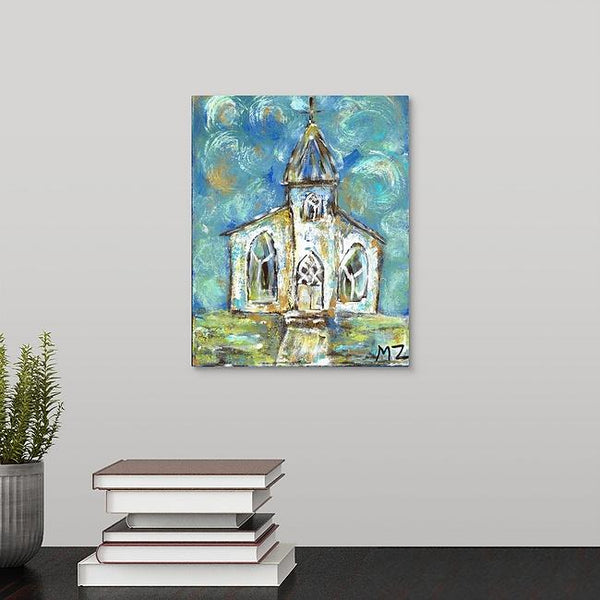 "Old Church on the Hill" Print by Michelle Zahn
