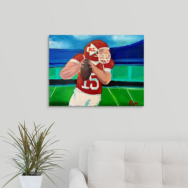 "Patrick Mahomes II" Original Painting by Casey McLain
