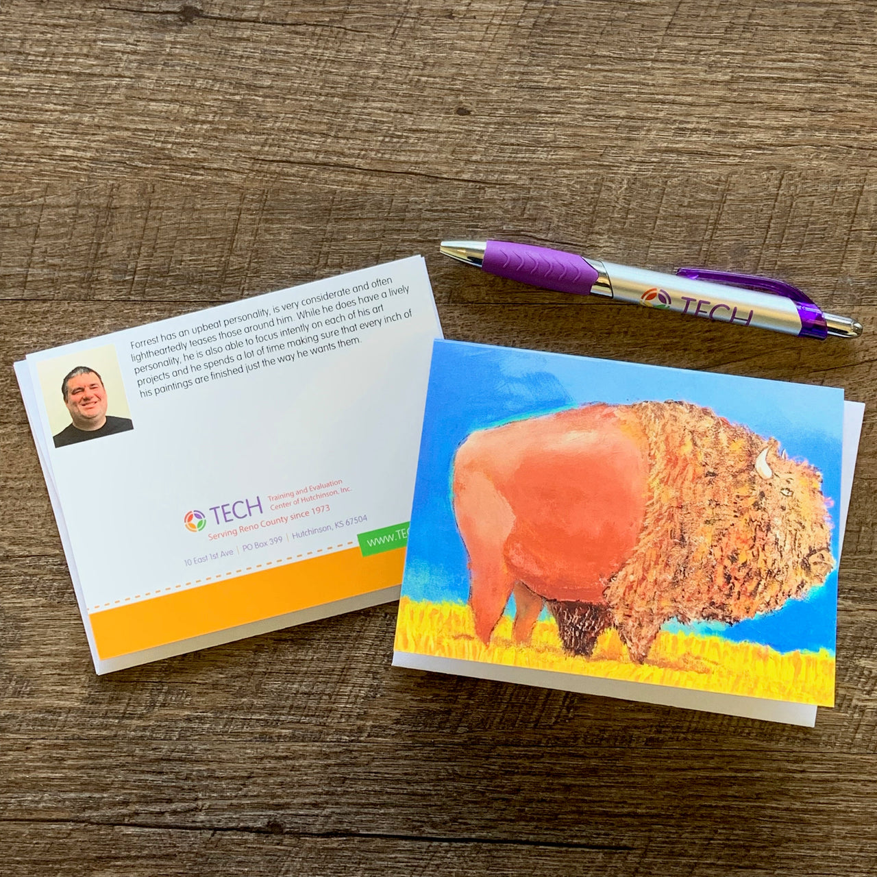 "Buffalo" Card by Forrest Schowalter