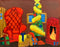 "Santa's Cabin" Original Painting by Brock Schul