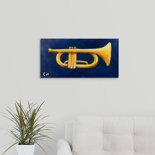 "Shiny Horn" Original Painting by Casey McLain