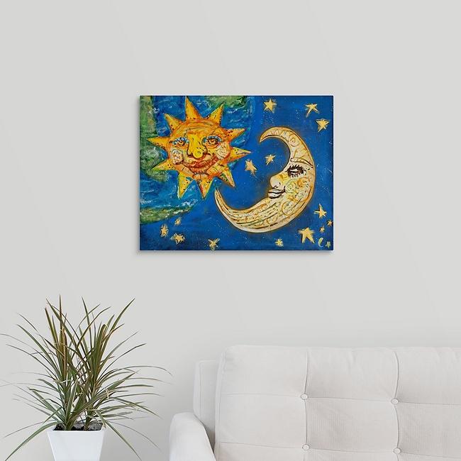 "Sun, Moon, and Stars" Print by Casey McLain
