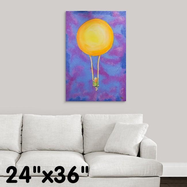 "Swinging by the Light of the Moon" Print by Madison Budreau