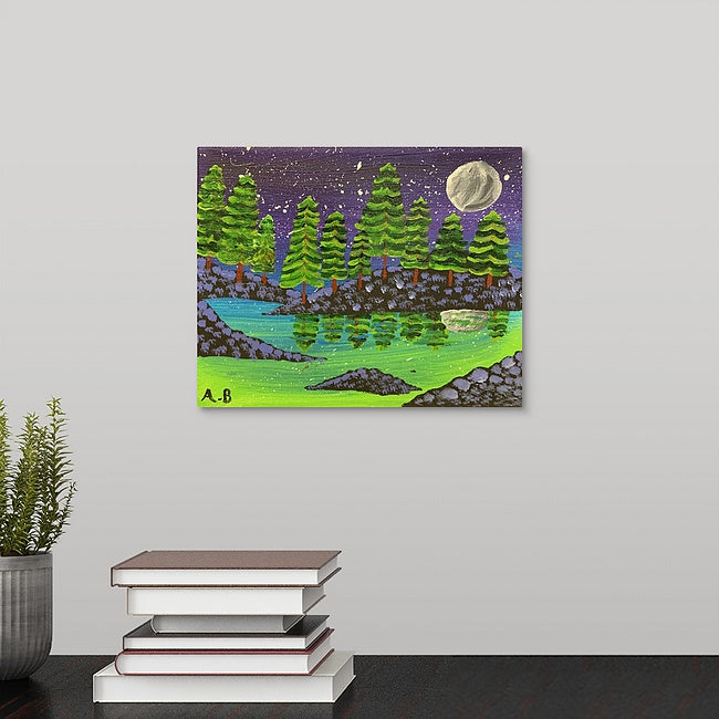 "The Forest of Night" Original Painting by Alexander Brinkley