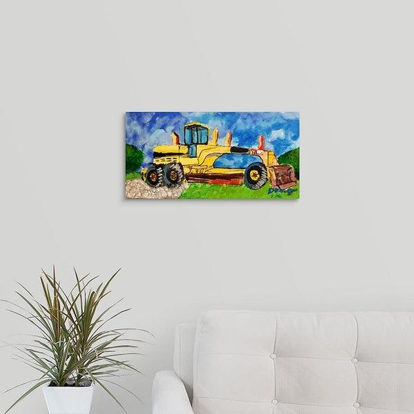"Tractor on the Farm" Original Painting by Doug Hollingsworth