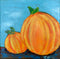 "Morning Pumpkin" Original Painting by Inez Vieyra