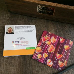"Patsy's Tulips" Card by Jennifer Walton