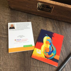 "Peared Color" Card by Jennifer Walton