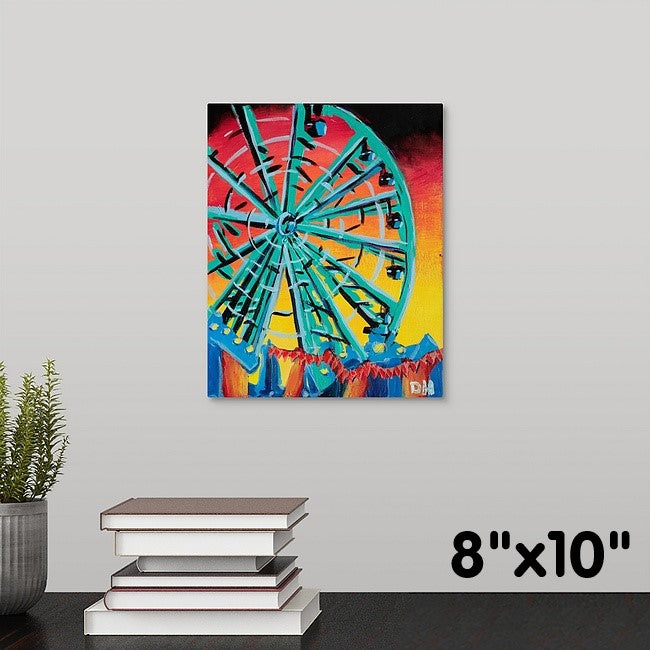 "Wheel of the Circus" Print by Dee Hermes