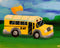 "School Bus On School Grounds" Original Painting by Donald Wilson