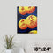 "Winter Lanterns" Original Painting by Inez Vieyra