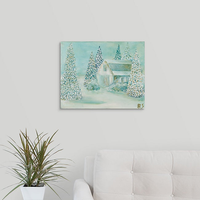 "Winter Wonderland Barn" Print by Brock Schul