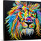 "The Rainbow Lion" Mini Print by Jerimiah Tolbert